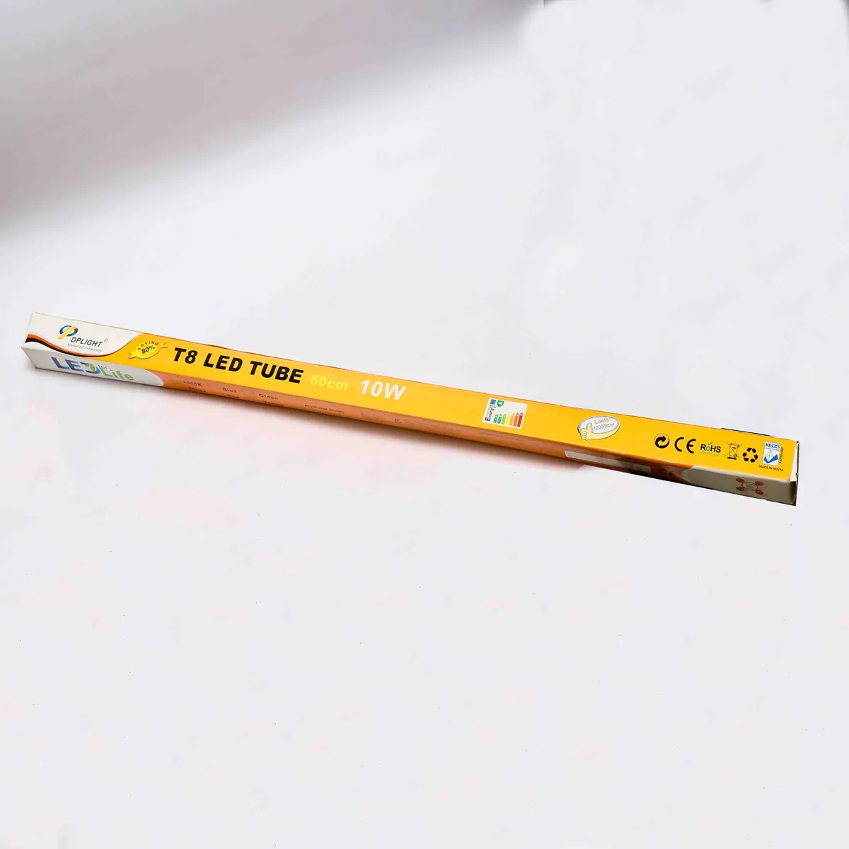 T8 LED tube light for offices, shops and homes.