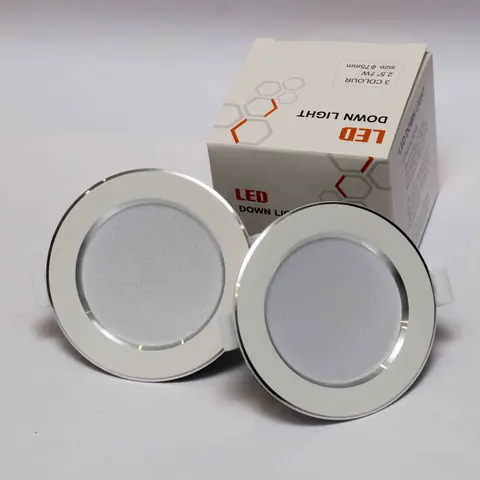 Recessed LED downlight for ceilings.